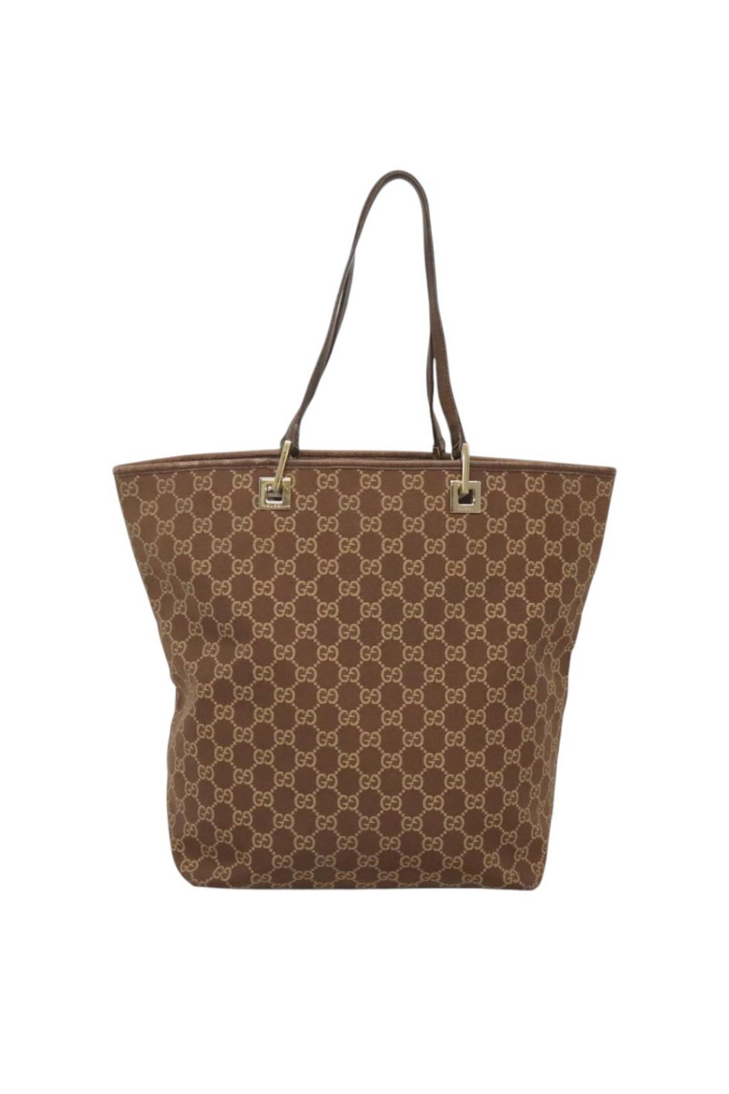 Gucci Chocolate Brown Monogram Tote