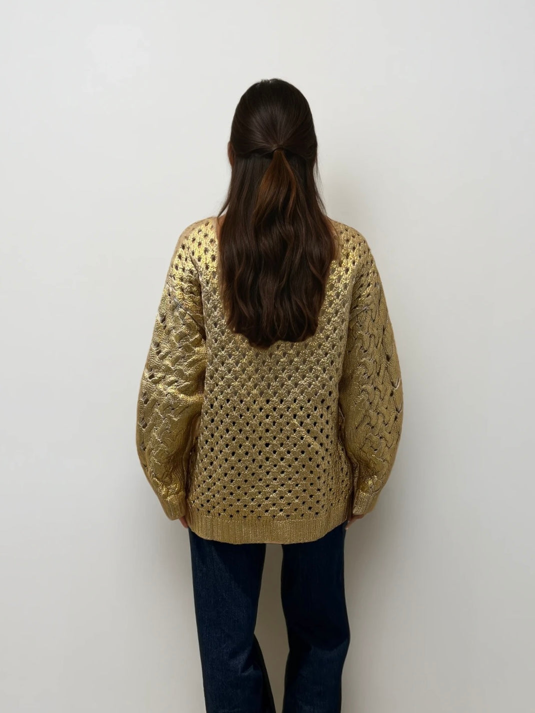 Valentino Gold Sweater