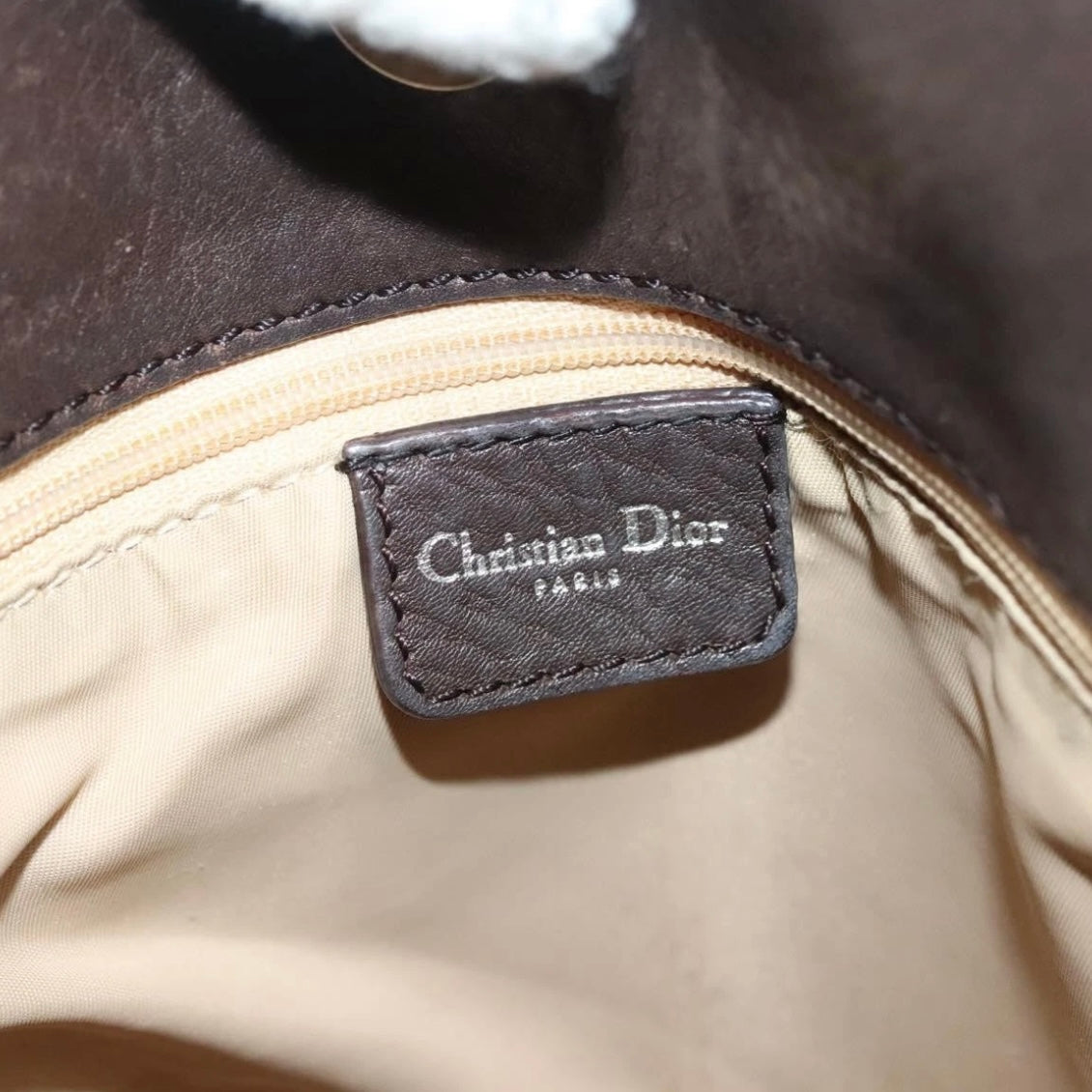 Dior Brown Trotter Shoulder Bag