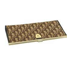 Load image into Gallery viewer, Dior Brown and Gold Monogram Clutch
