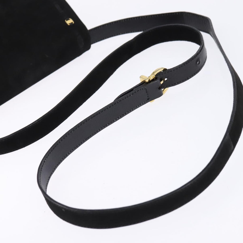 Ferragamo Suede Shoulder Bag