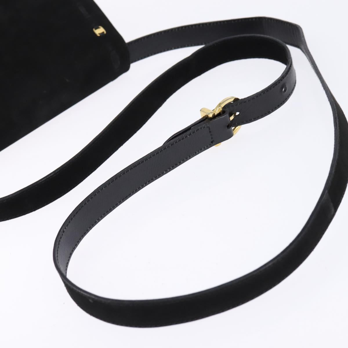Ferragamo Suede Shoulder Bag