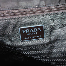 Load image into Gallery viewer, Prada Brown Nylon Eyelet Tote
