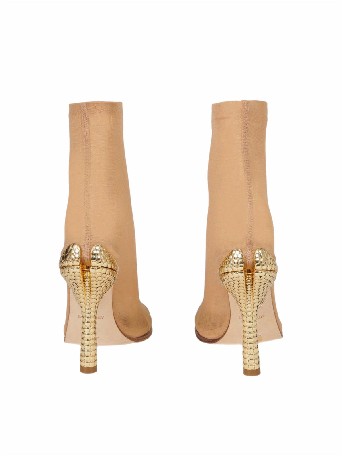 Burberry Pailette Embellished Heel Sock Boots