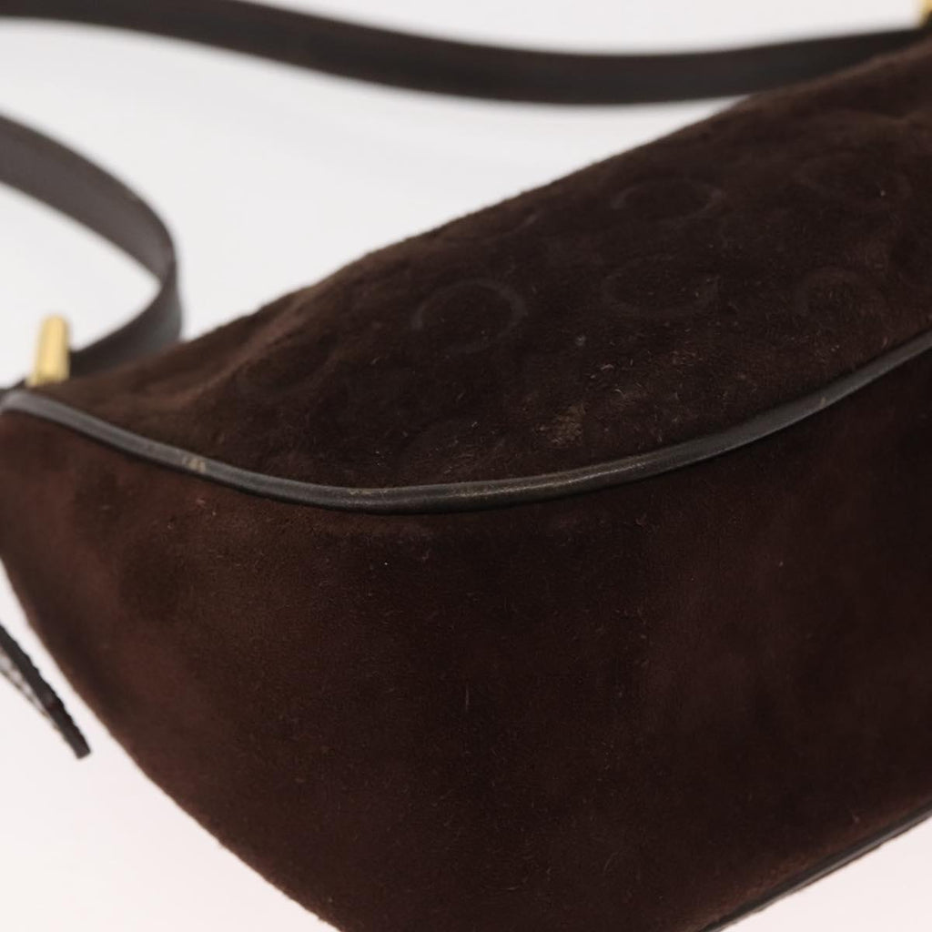 Celine Brown Suede Handbag