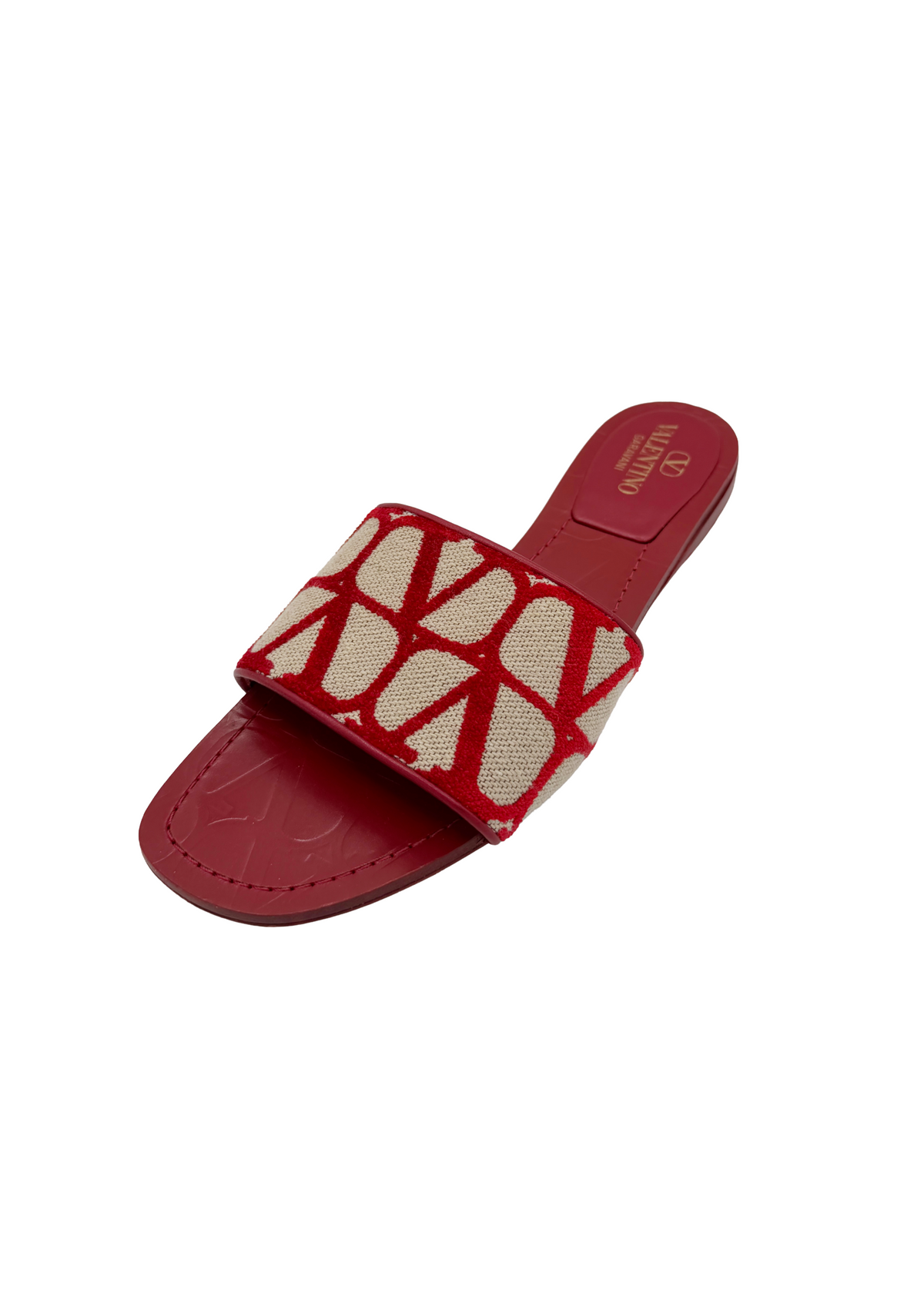 Valentino Red Logo Slides