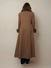Load image into Gallery viewer, Caramel Fur and Wool Coat
