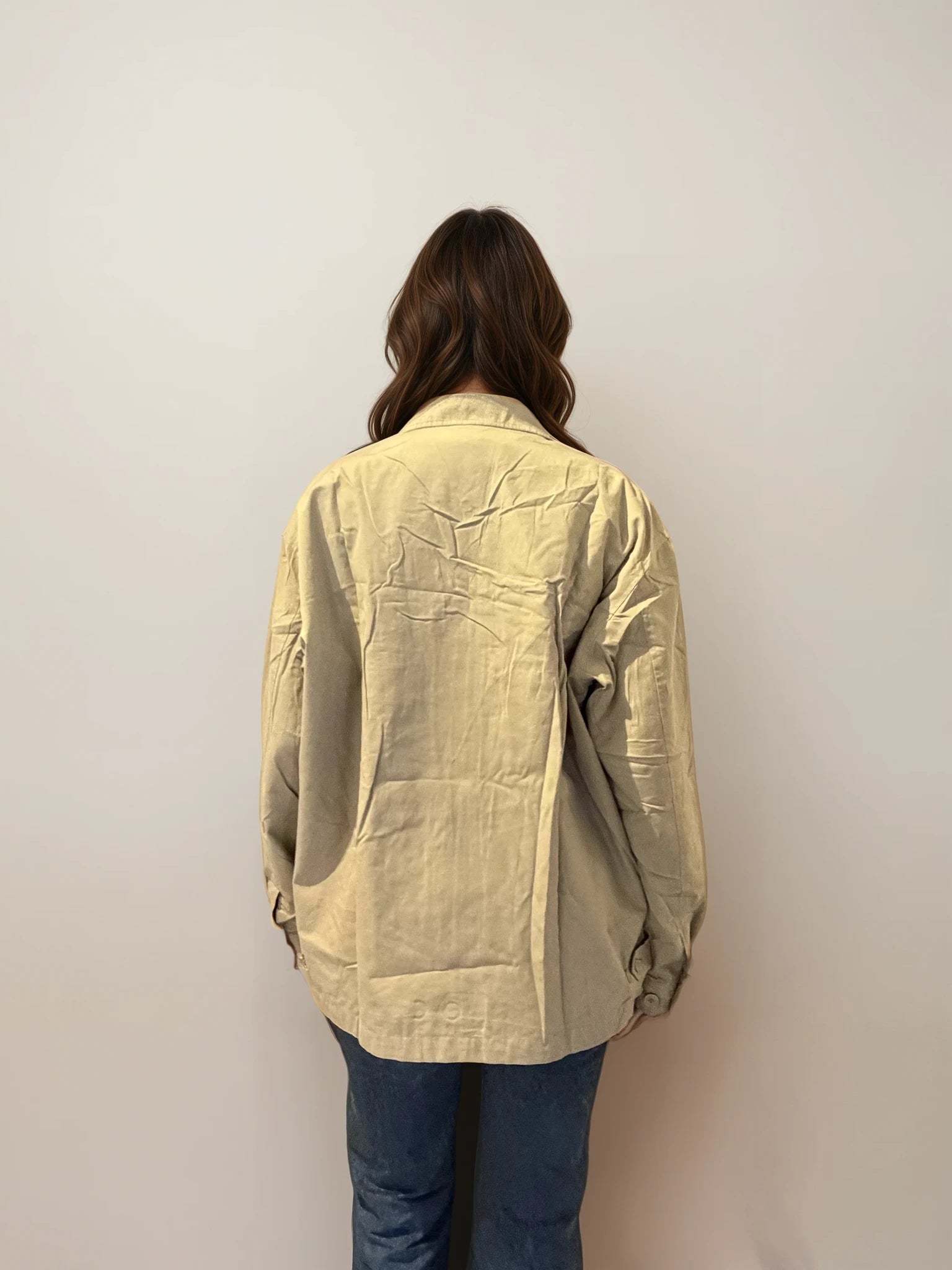 YSL Light Brown Bomber with Tan Logo