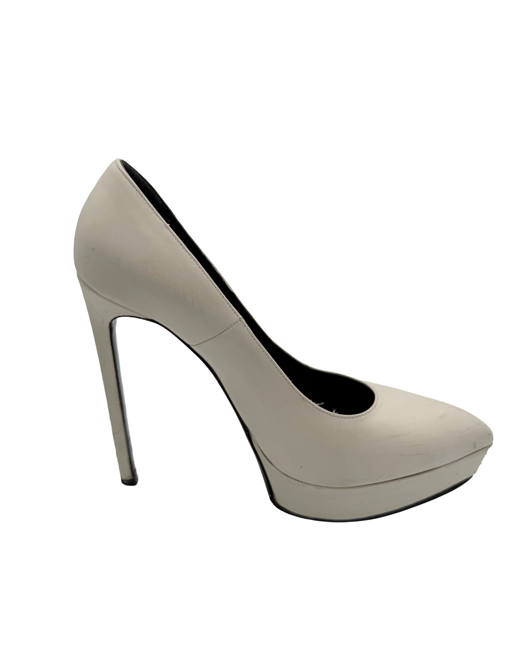 Saint Laurent White Heels