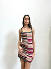Load image into Gallery viewer, Missoni Pink Striped Mini Dress
