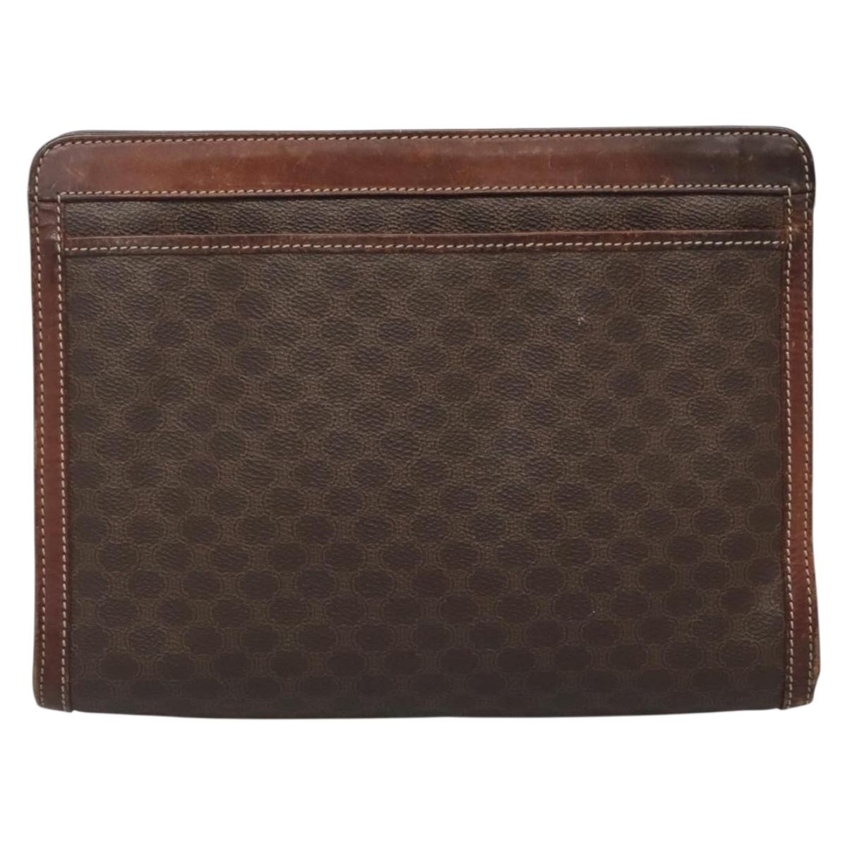 Celine Monogram Brown Clutch