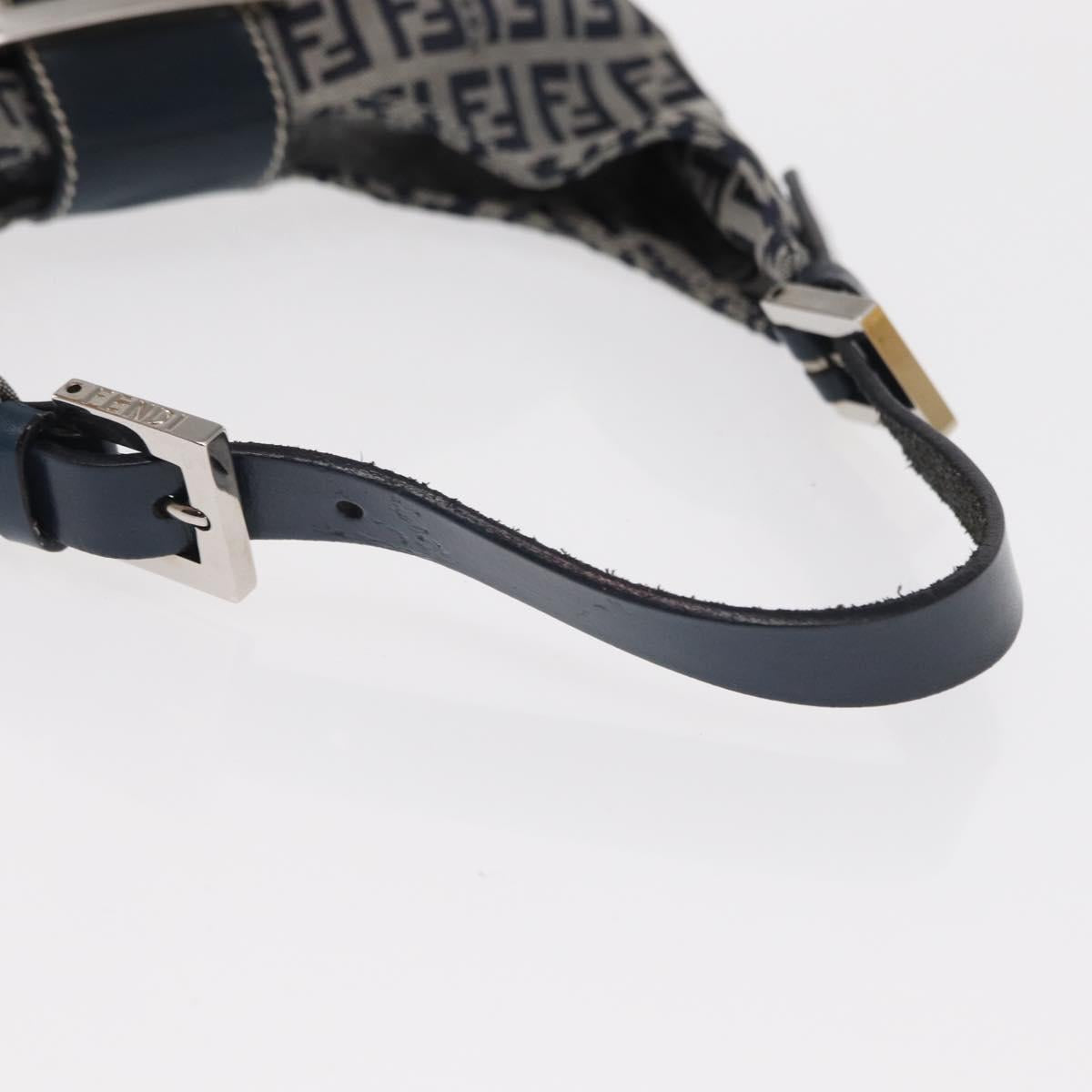 Fendi Navy Zucchino Baguette