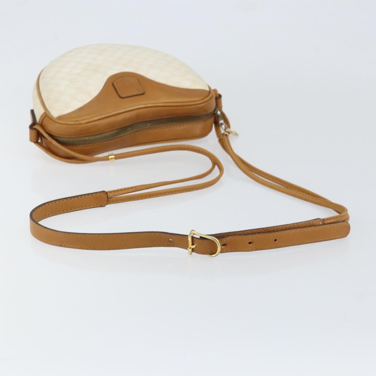 Celine White Macadam Heart Shoulder Bag