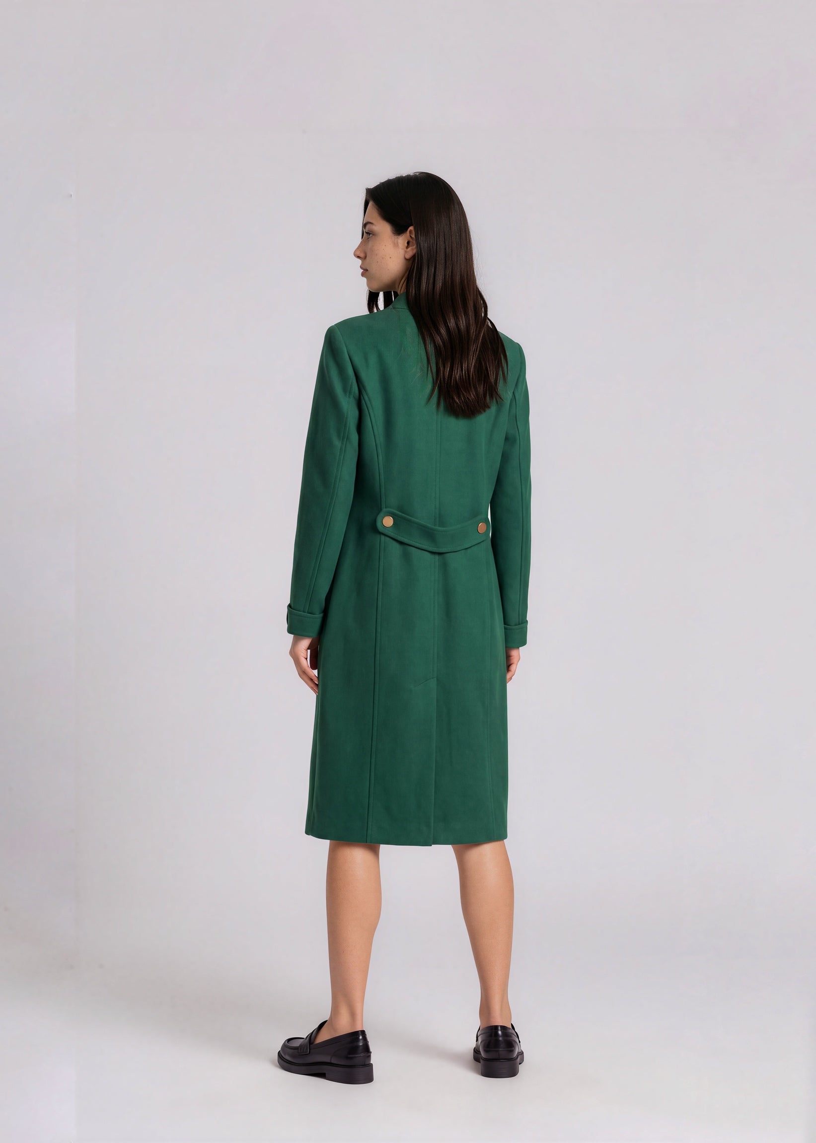 Escada Green Wool Dress