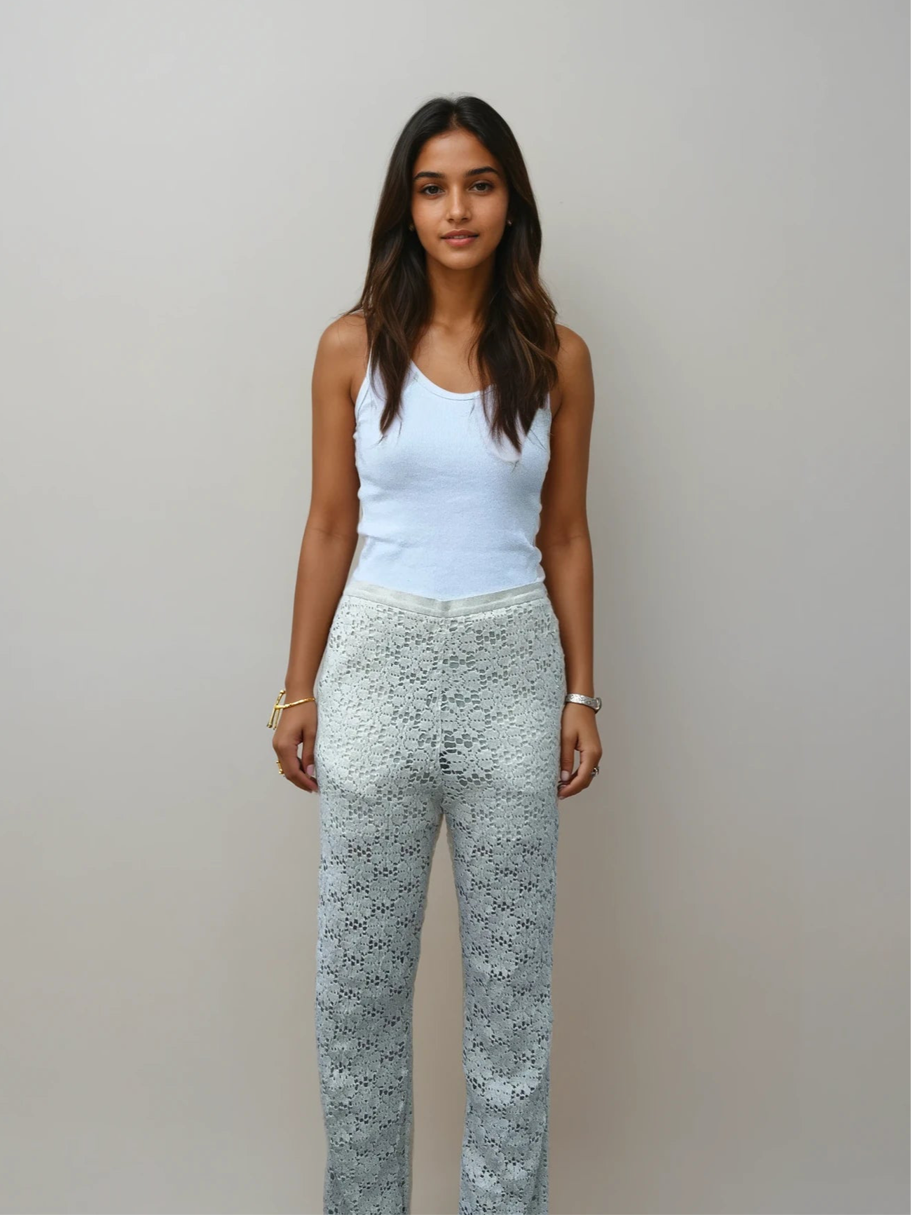 Jil Sander Crochet Pants