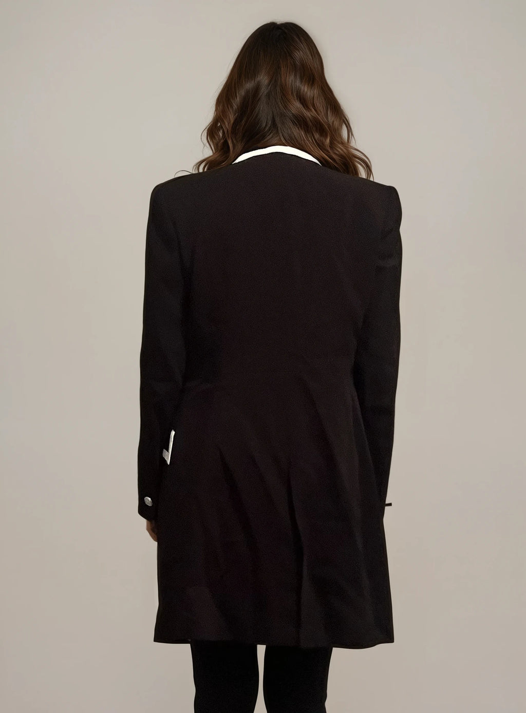 Cavalli Black and White Coat