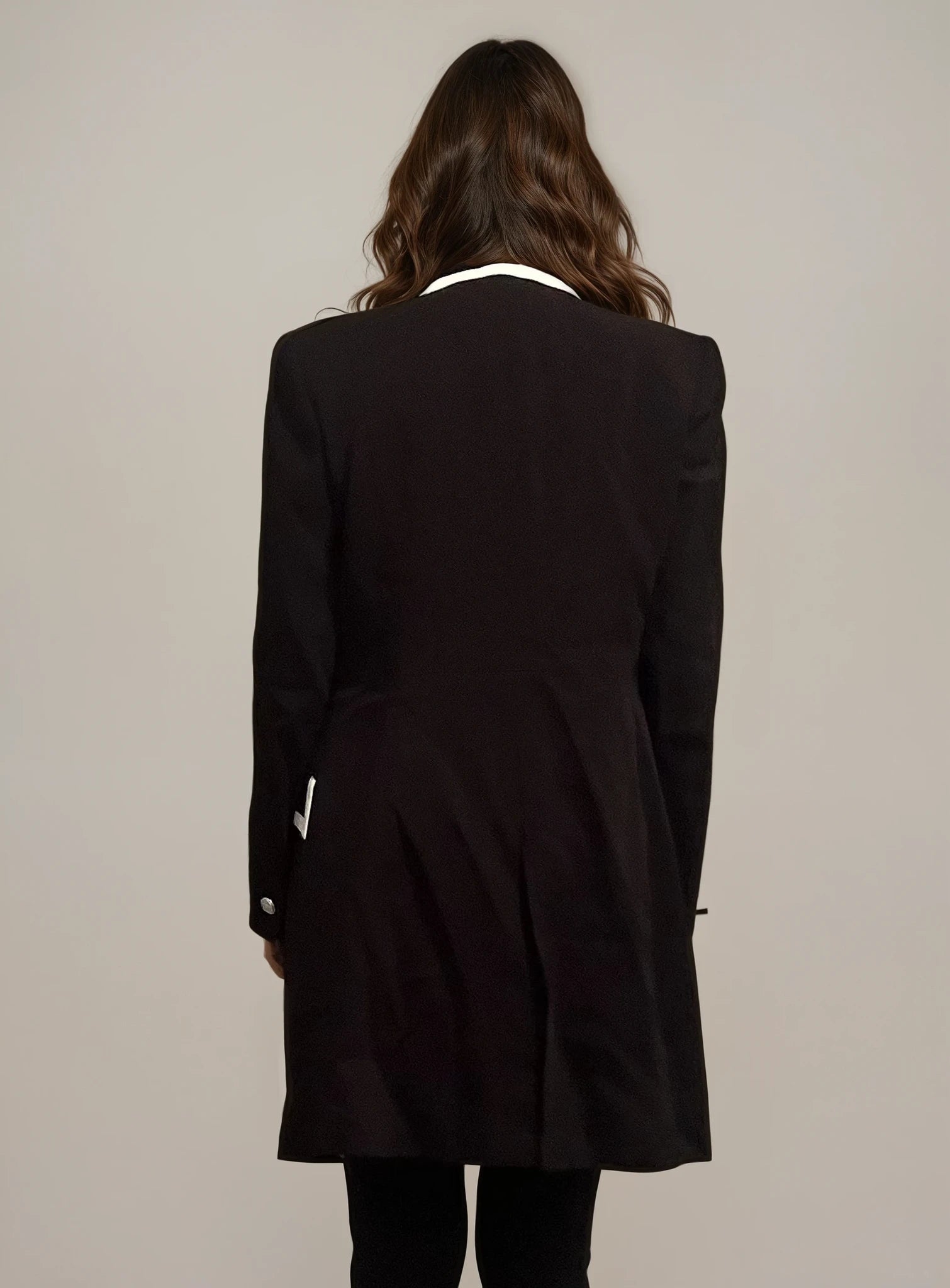 Cavalli Black and White Coat