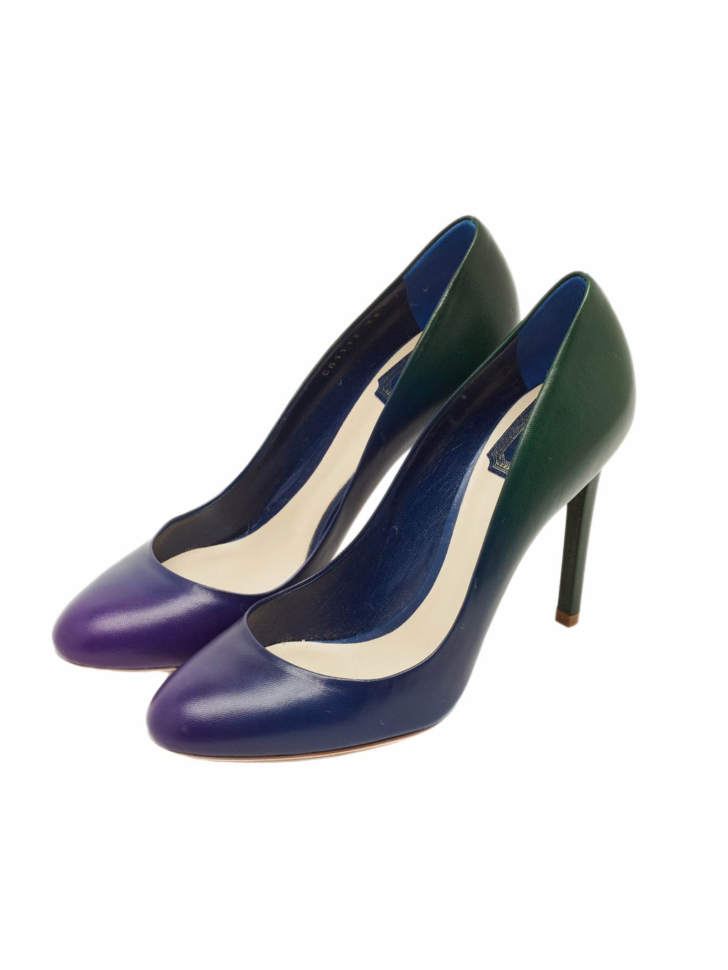 Dior Purple Ombrè Heels