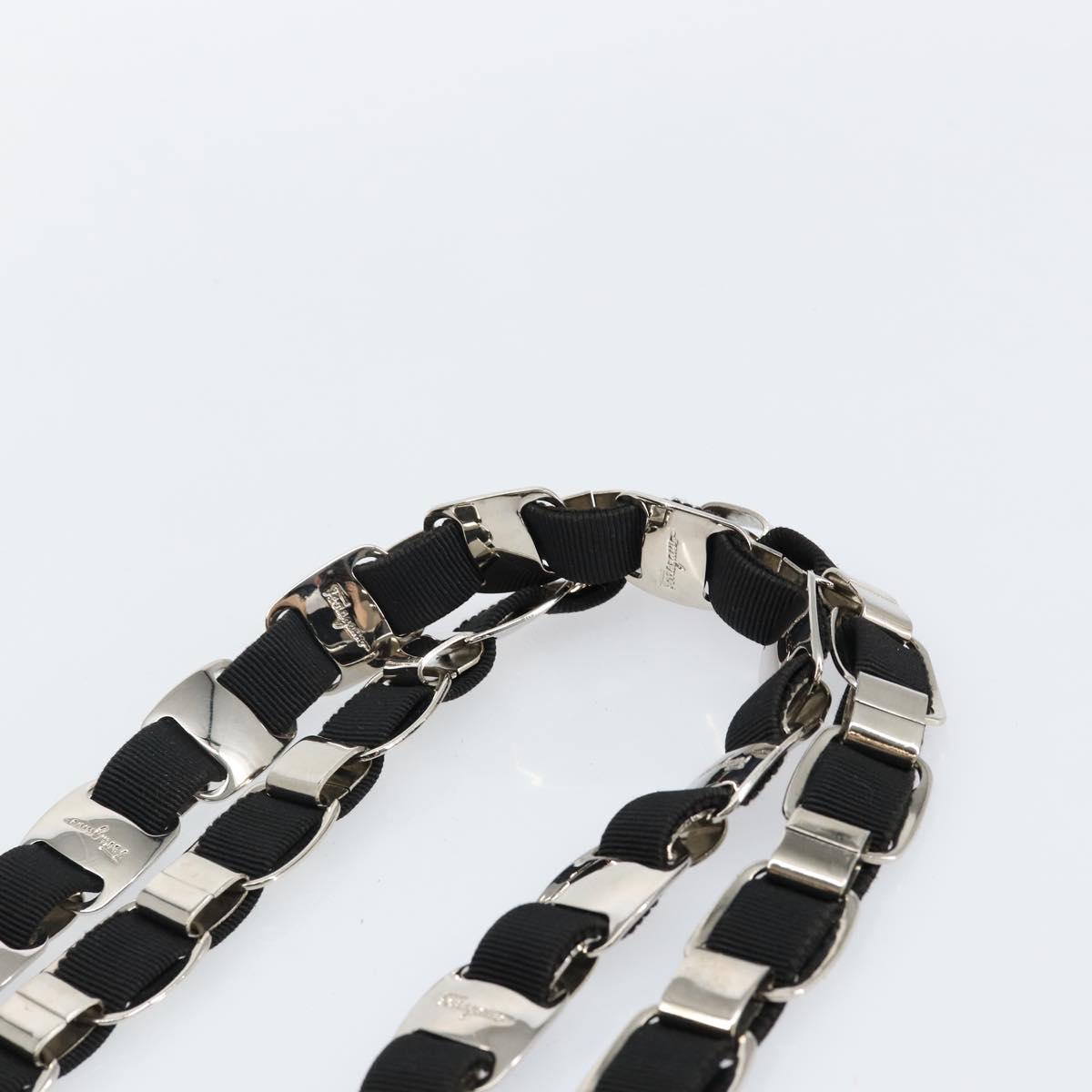 Ferragamo Black Chain Tote