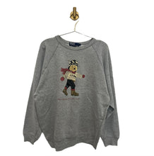 Load image into Gallery viewer, Ralph Lauren Grey Polo Bear Ice Skating Crewneck
