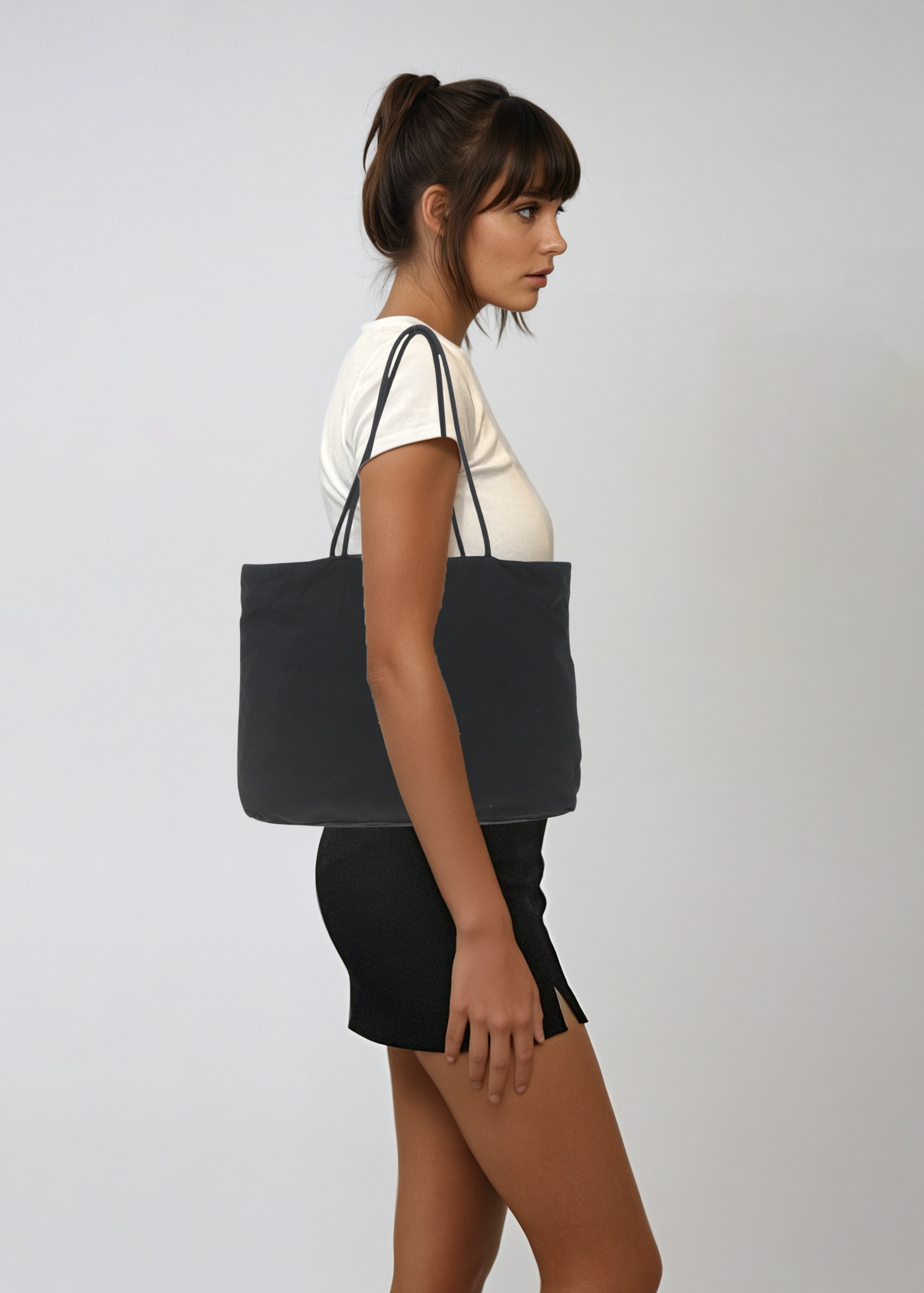 Prada Black Nylon Tote