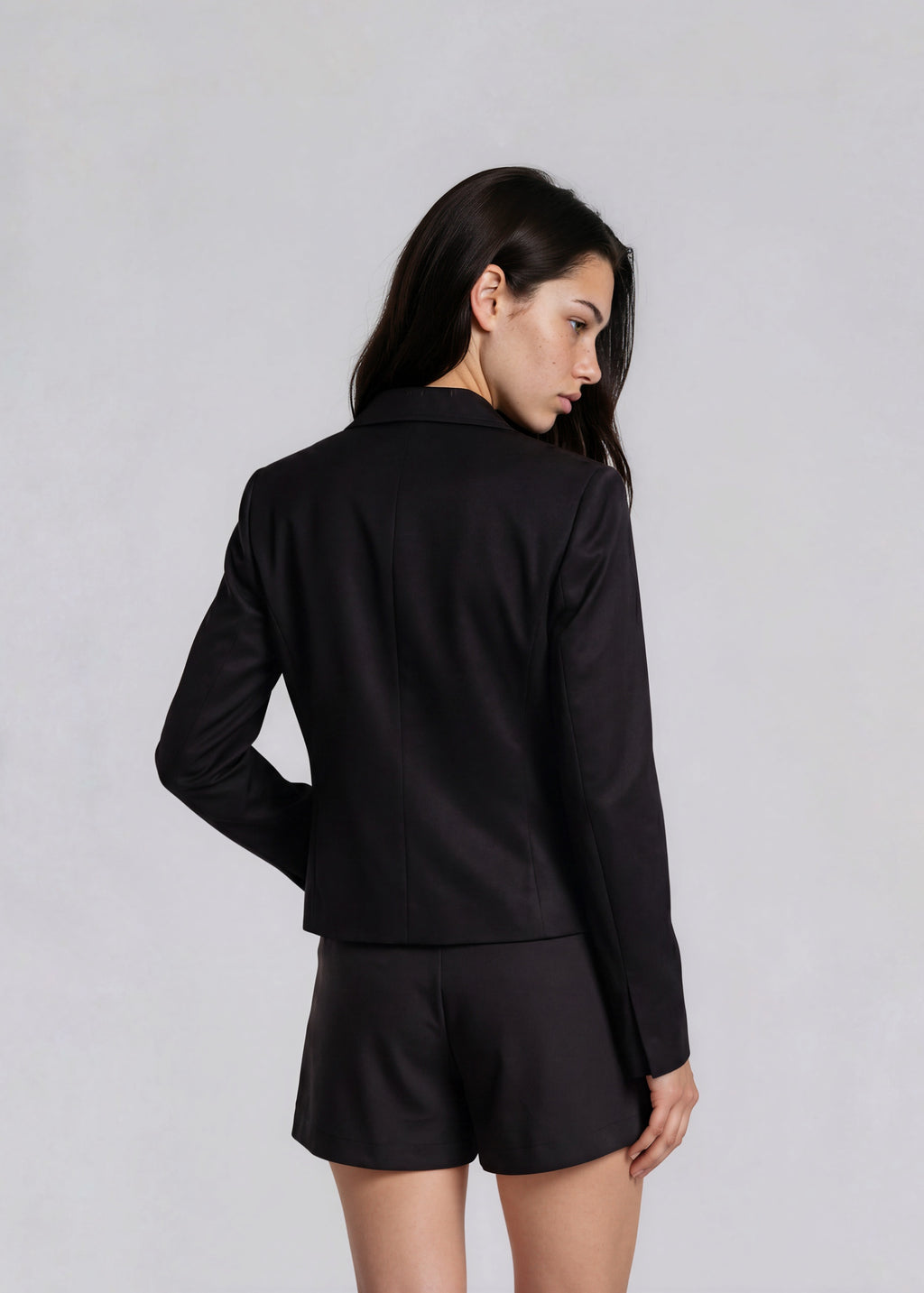 Escada Black and Leopard Blazer