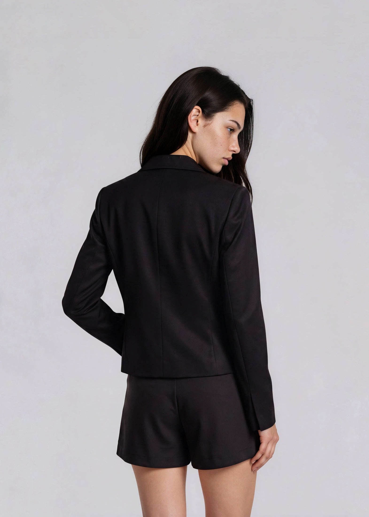 Escada Black and Leopard Blazer