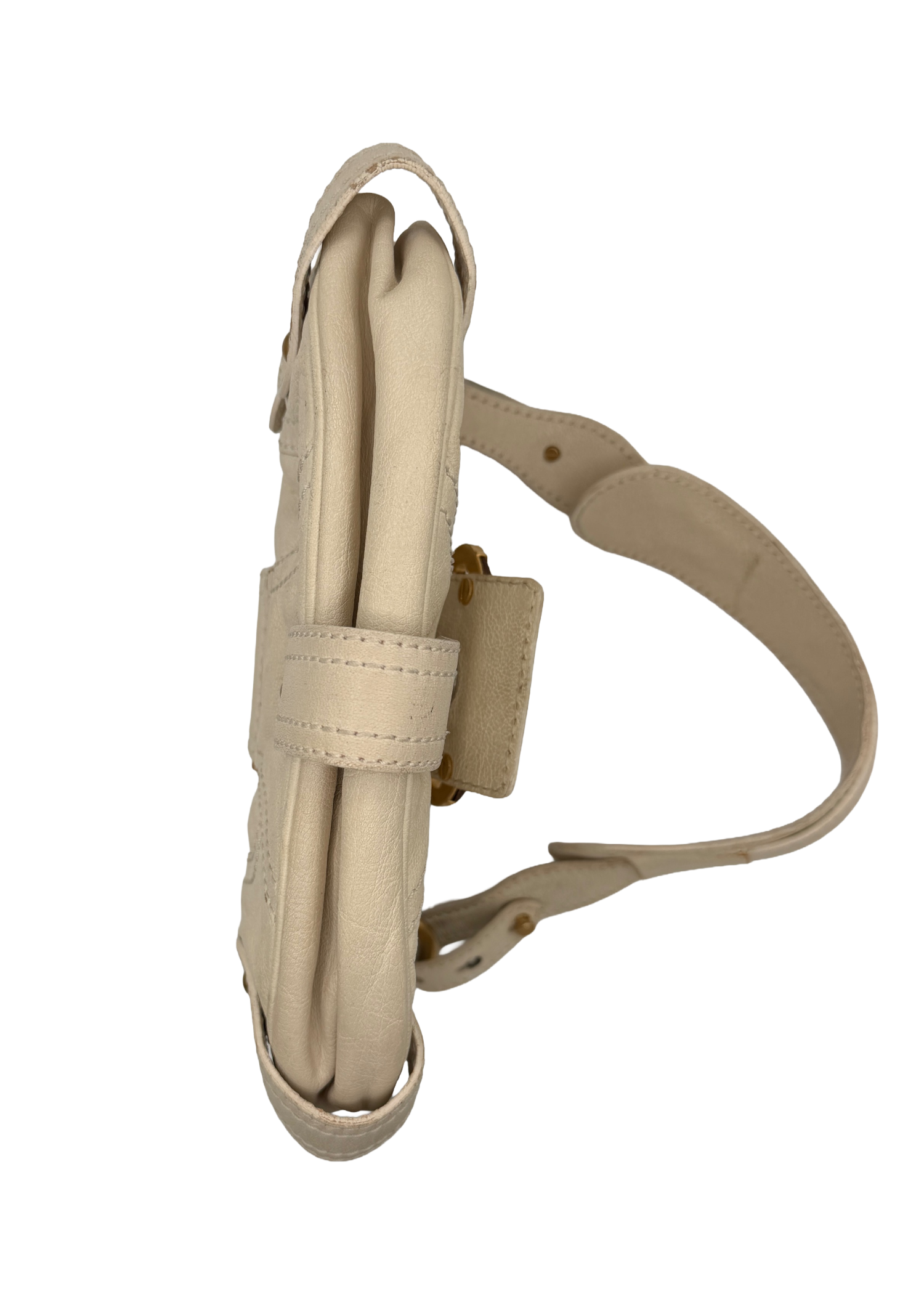 Valentino White Leather Shoulder Bag