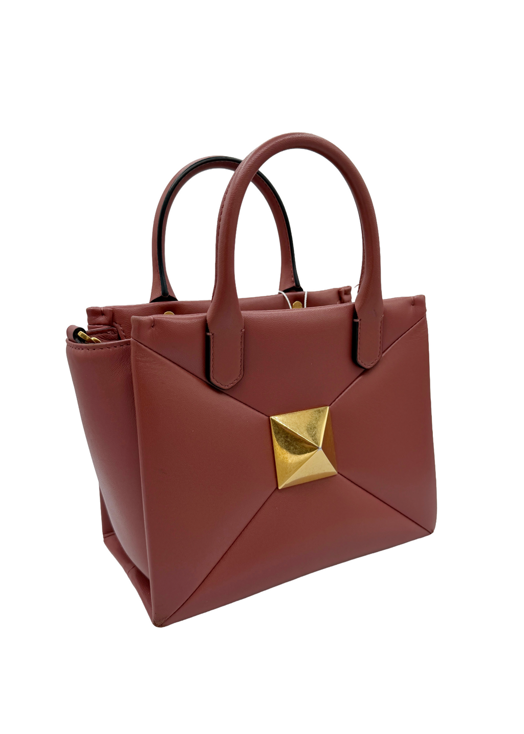 Valentino Mauve Rockstud Shoulder Bag