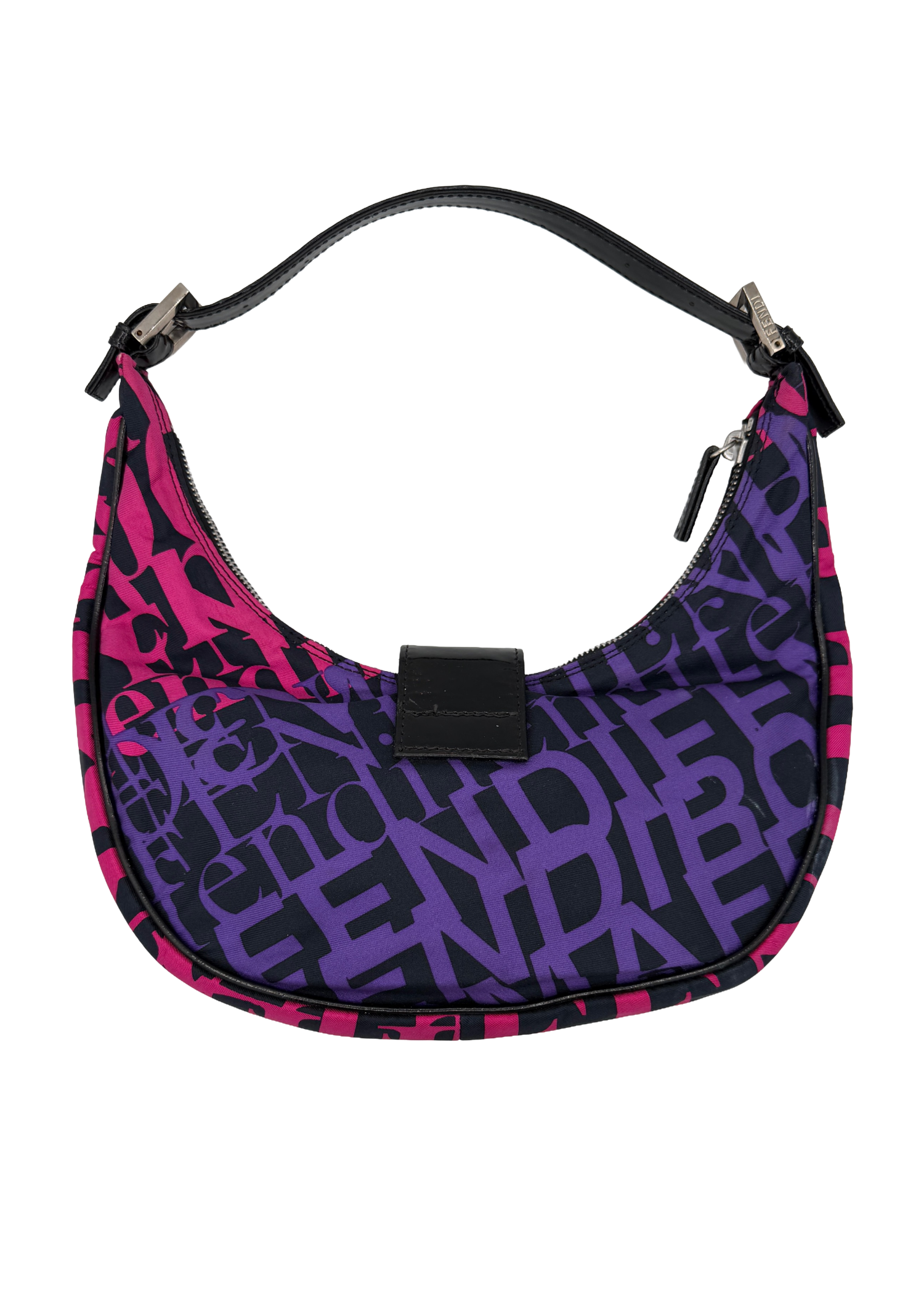 Fendi Colorful Zucca Croissant Baguette
