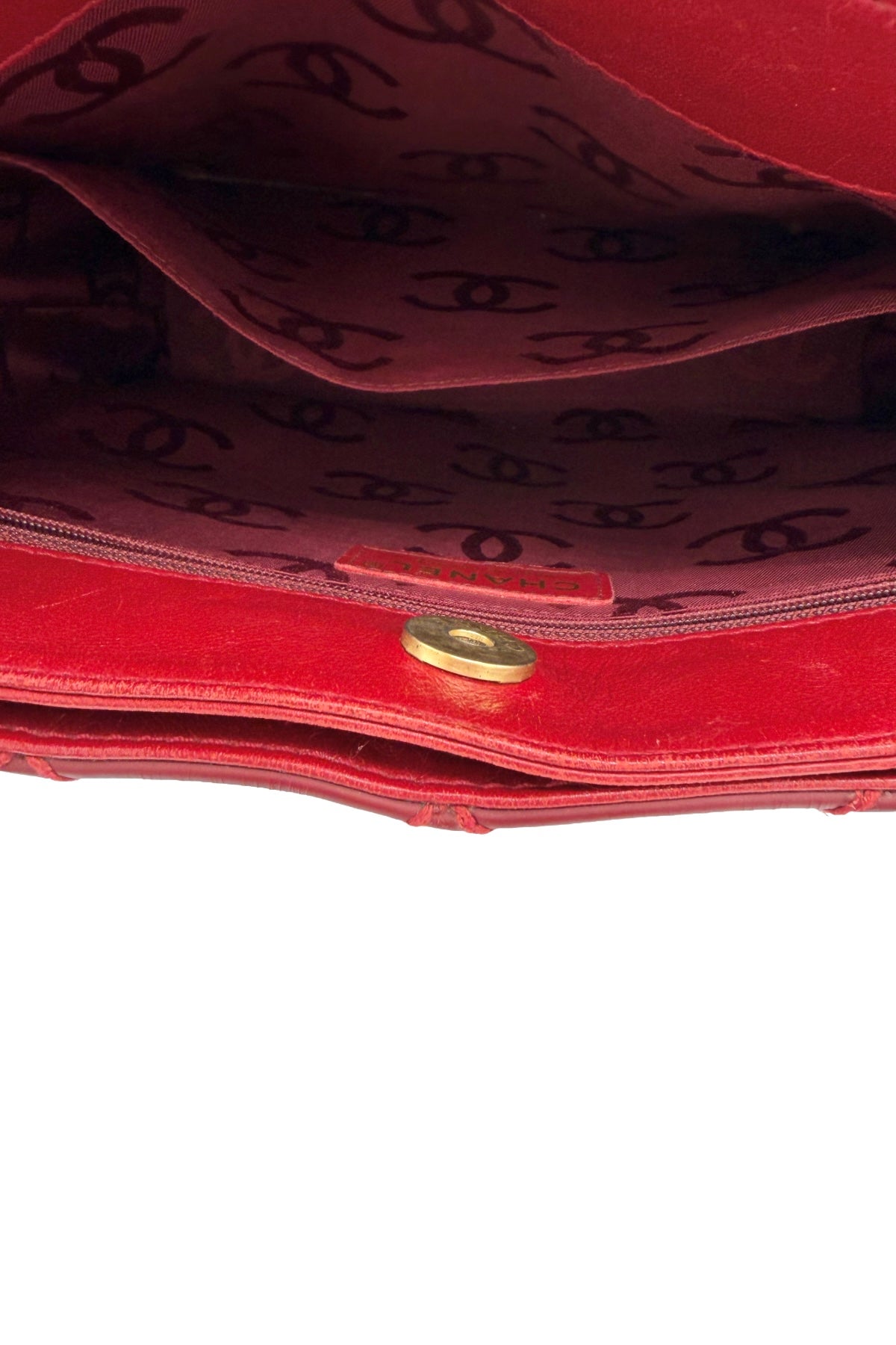 Chanel Burgundy Matte Tote