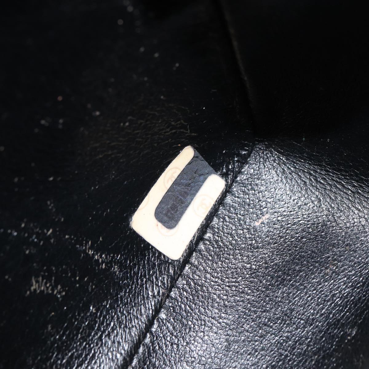 Chanel Grey and Black Flap Bag