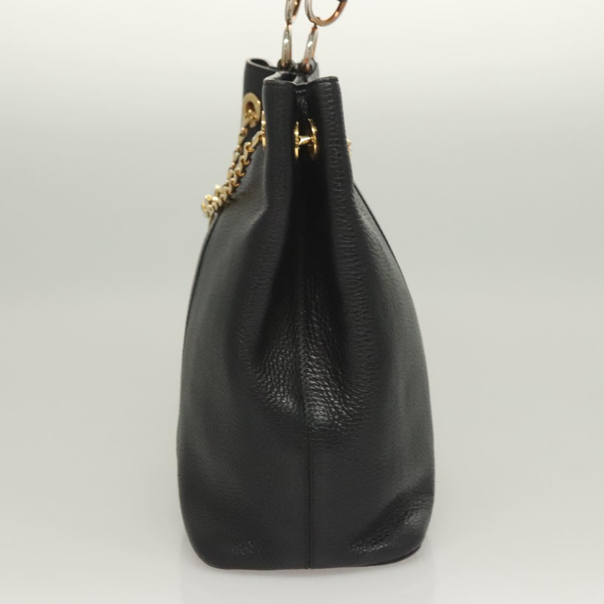 Celine Black Chain Tote