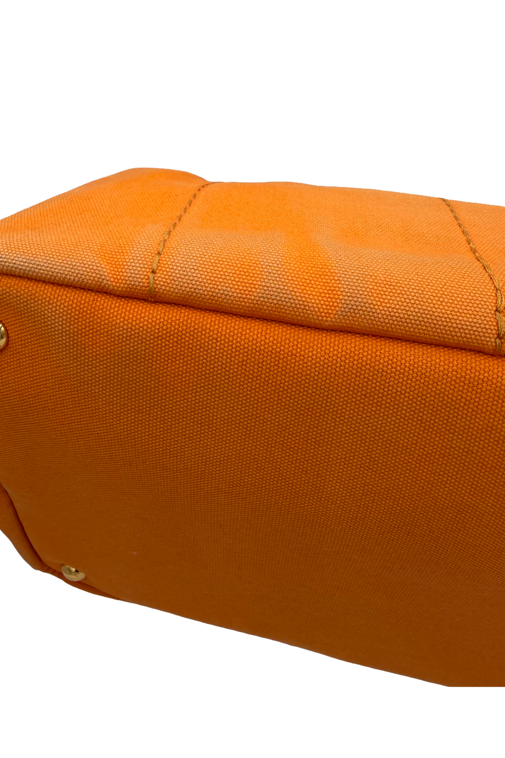 Prada Orange Canapa Tote