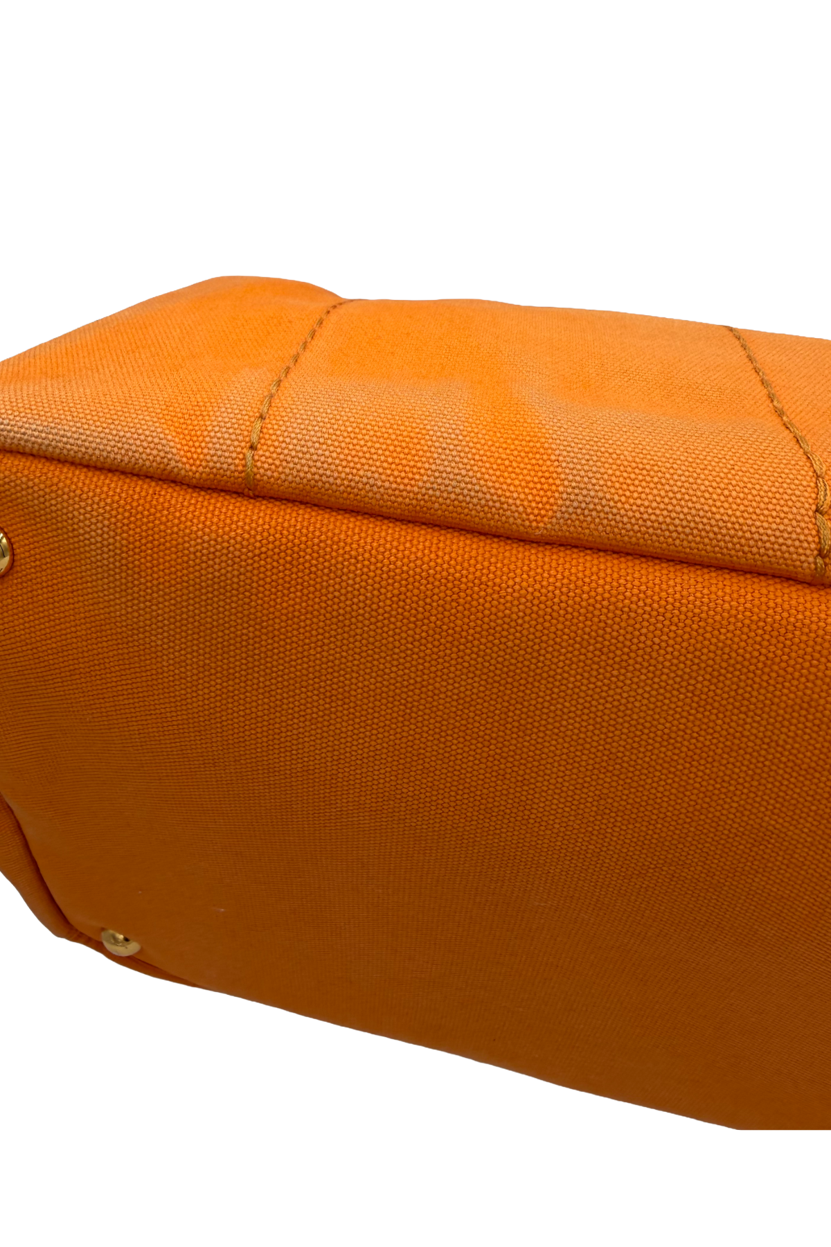 Prada Orange Canapa Tote