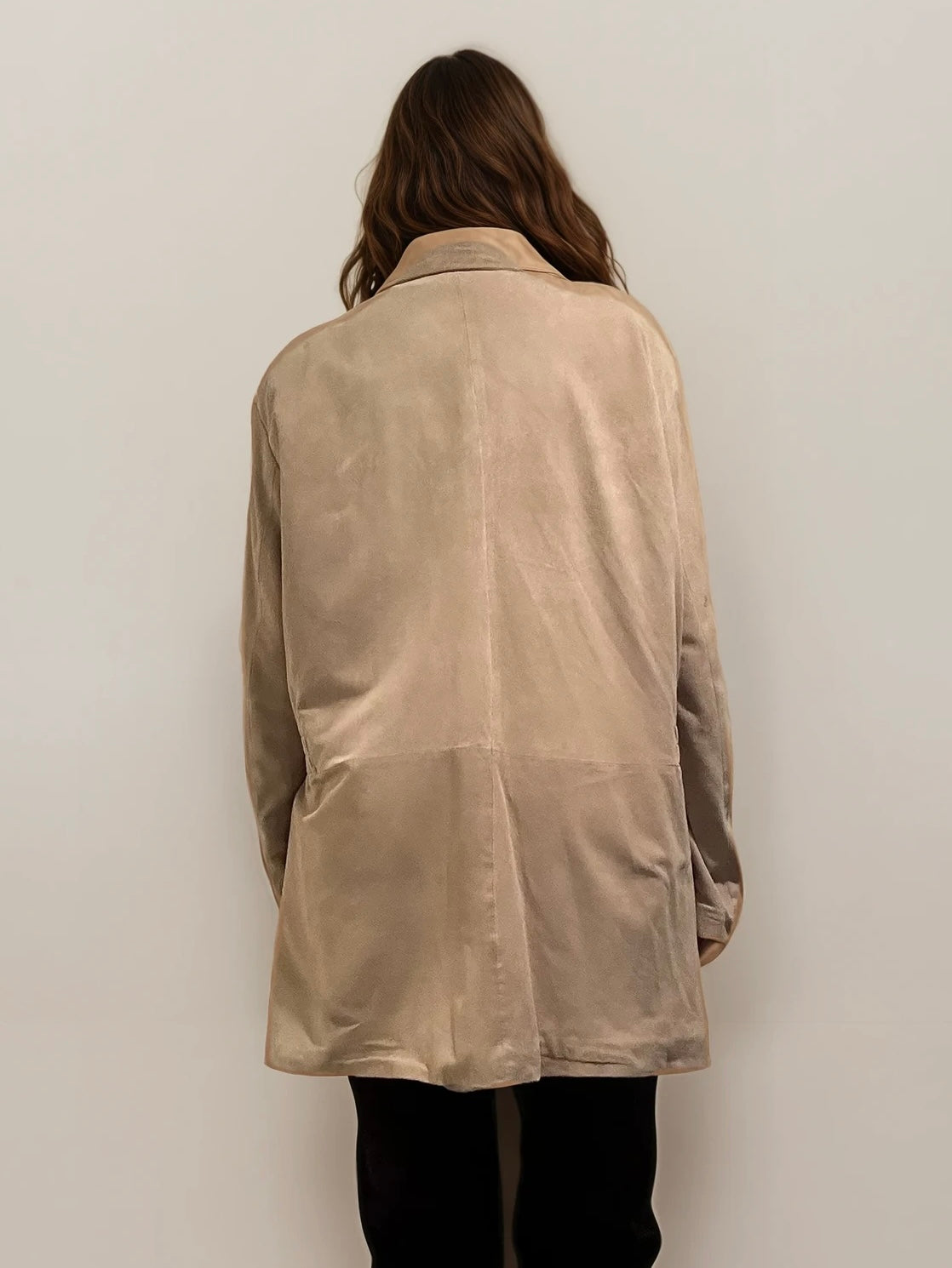 Armani Tan Suede Jacket