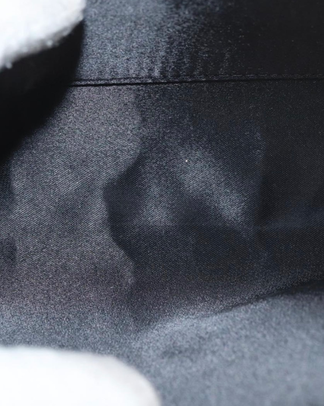 Gucci Black Satin Evening Bag