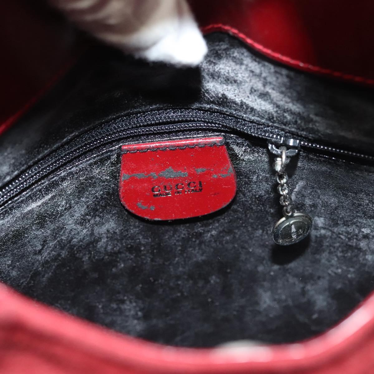 Gucci Tom Ford Red Suede Shoulder Bag