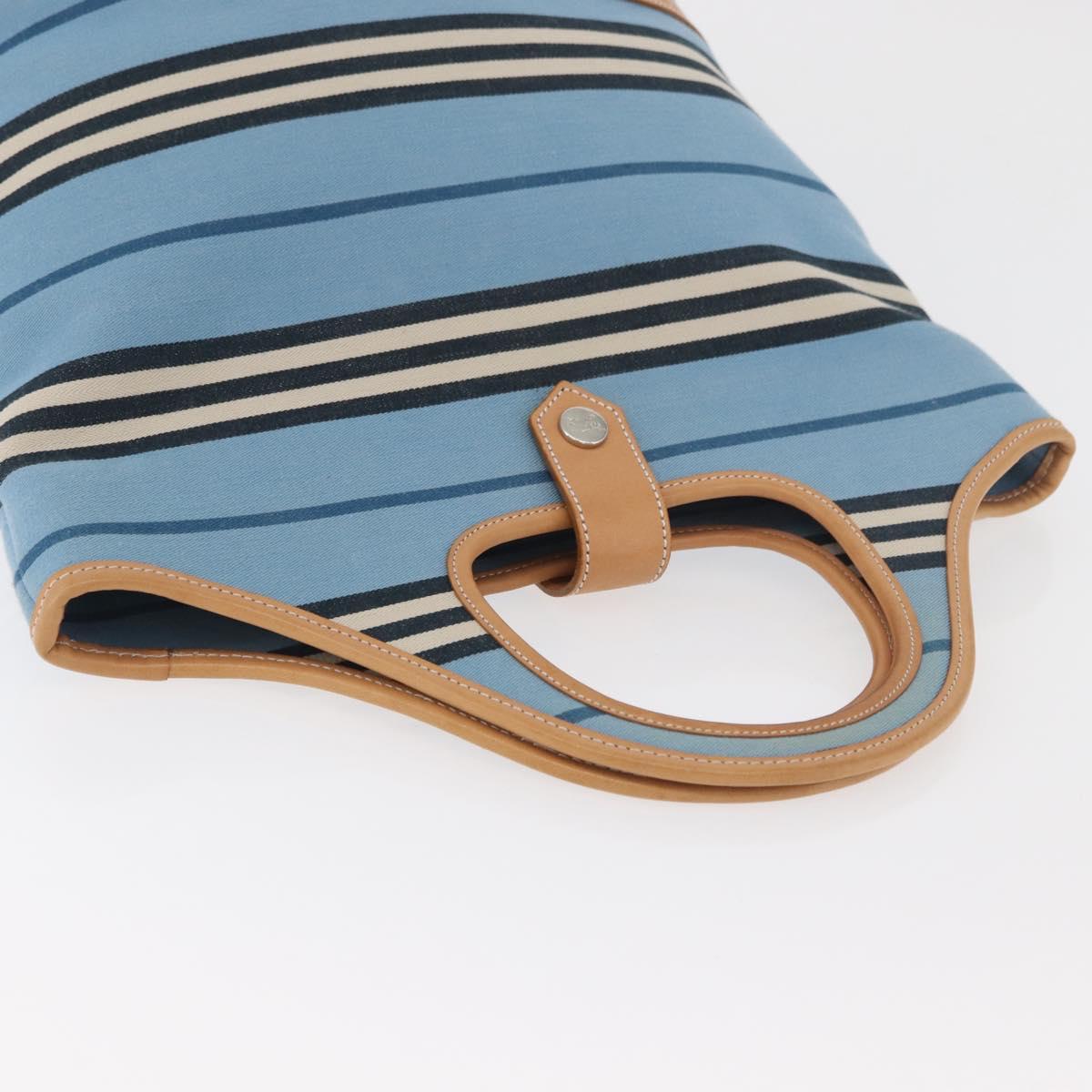 Burberry Blue Striped Handbag