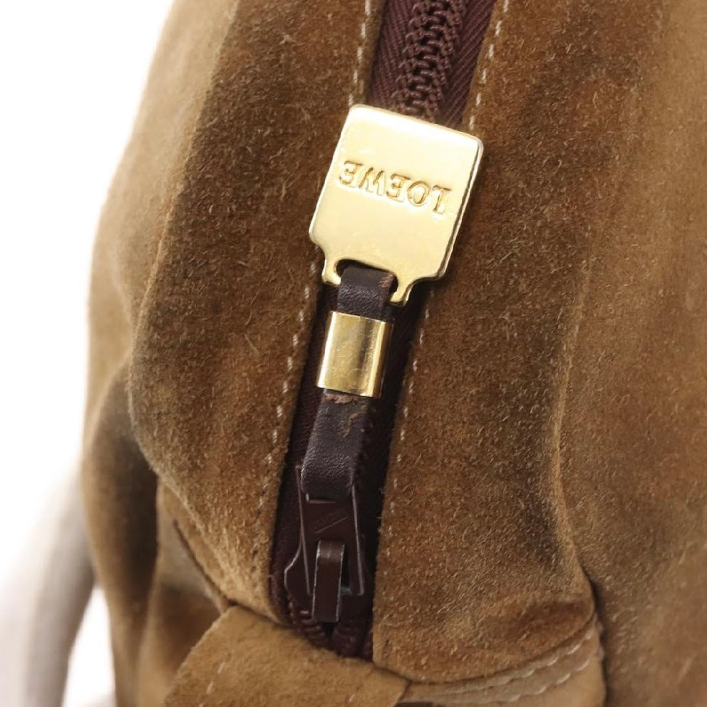Loewe Tan Suede Crossbody