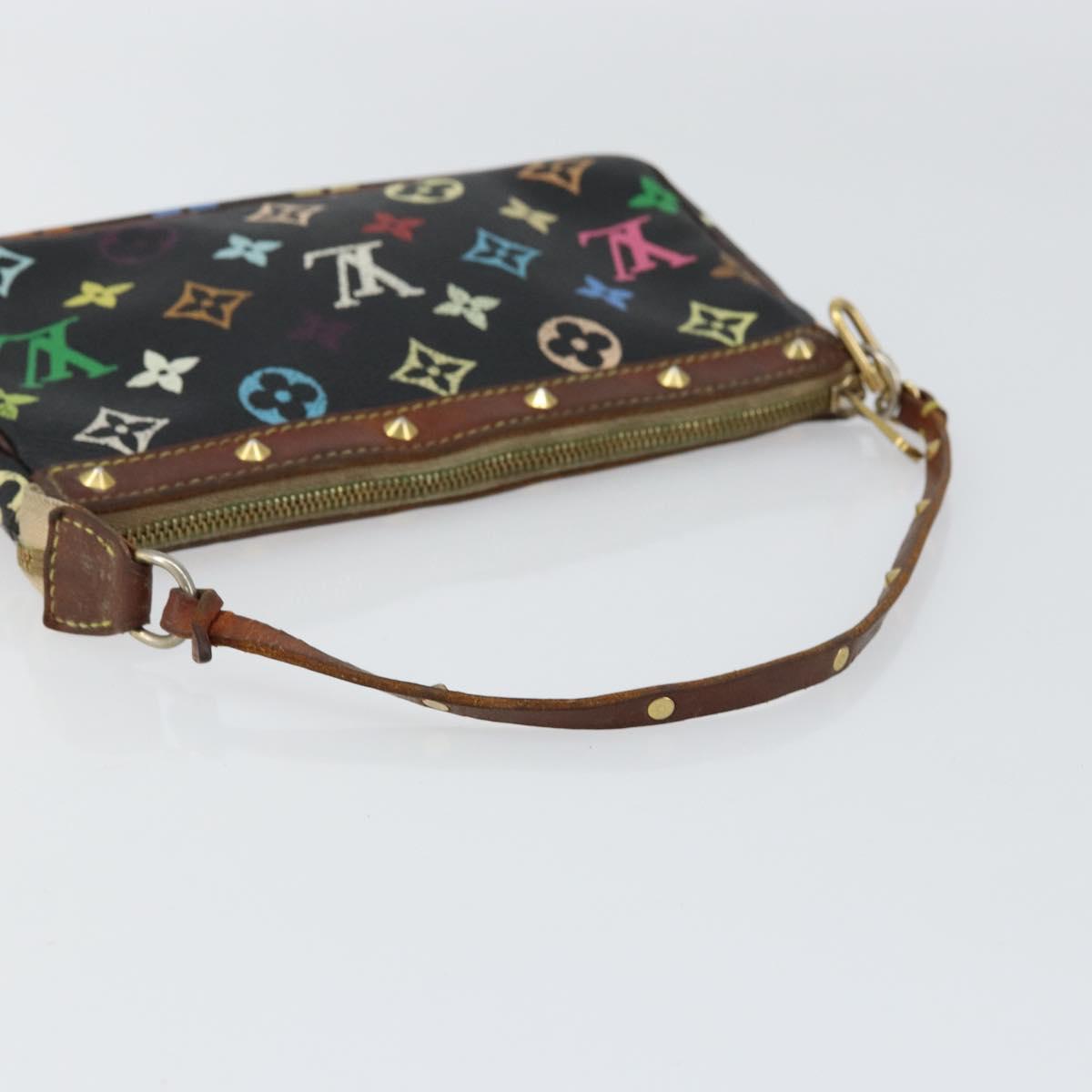 Louis Vuitton Black Colorful Murakami Handbag