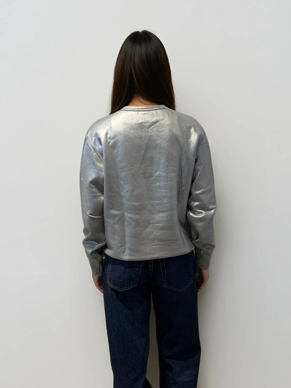 Ralph Lauren Purple Label Silver Crewneck