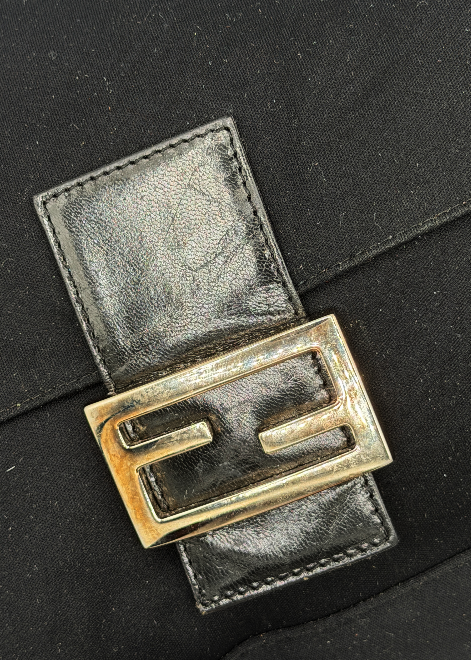 Fendi Black Mama Baguette