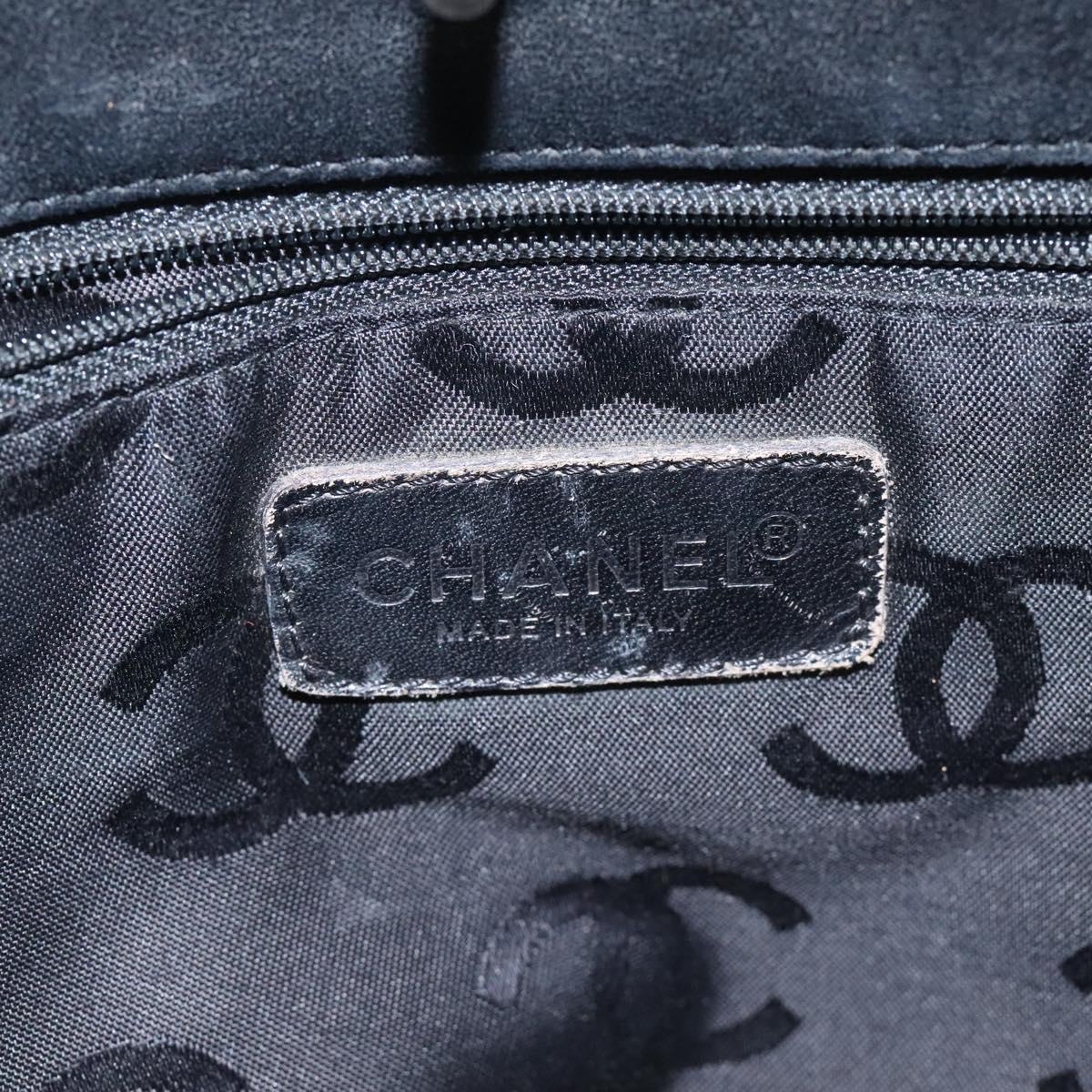 Chanel Black Suede Tote