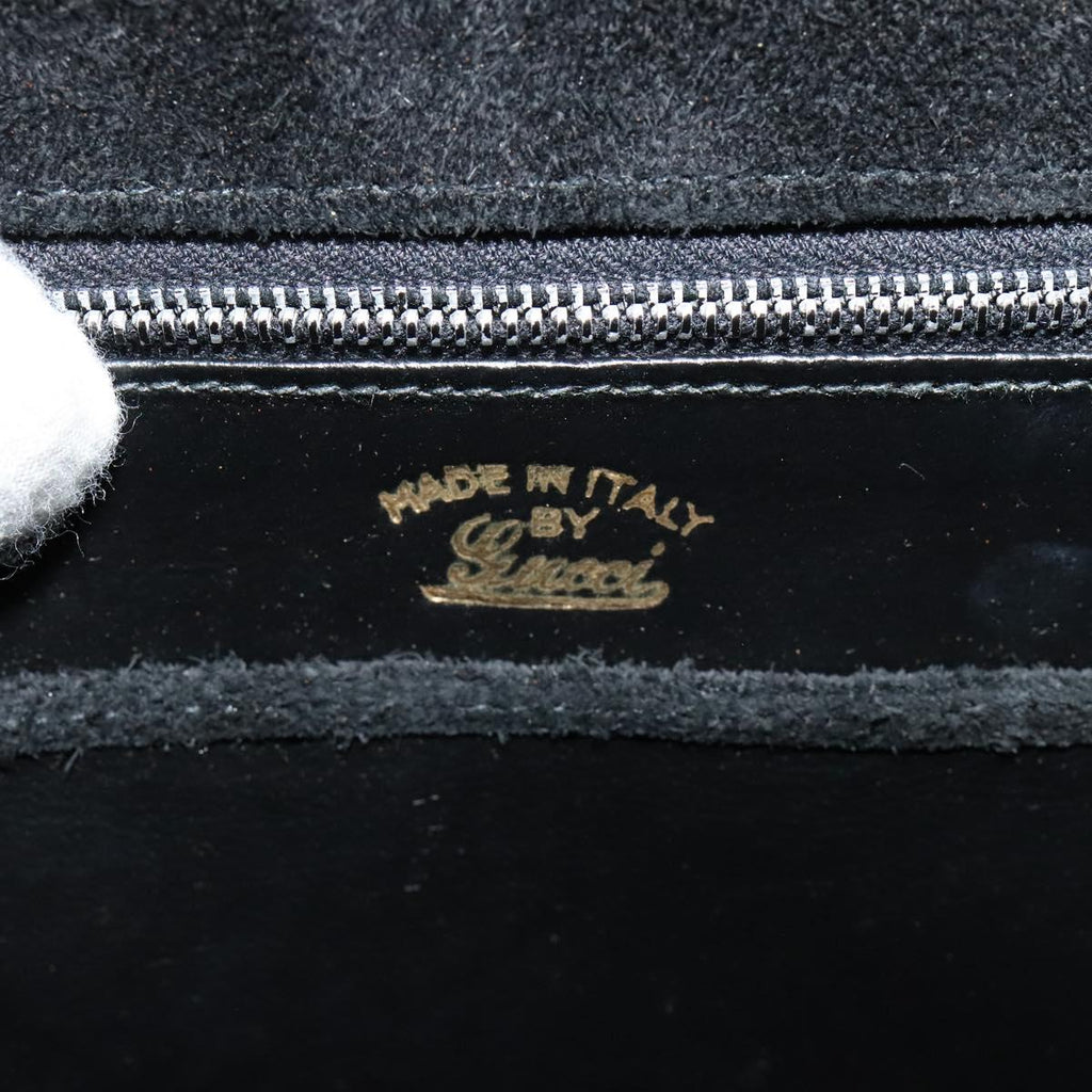 Gucci Black Suede Chain Shoulder Bag