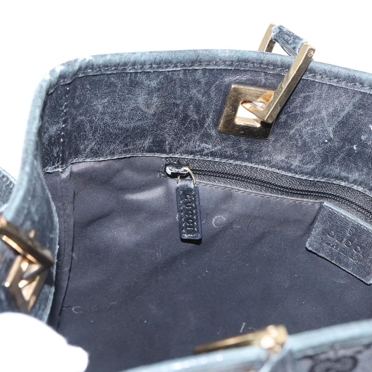 Gucci Black Monogram Tote Bag