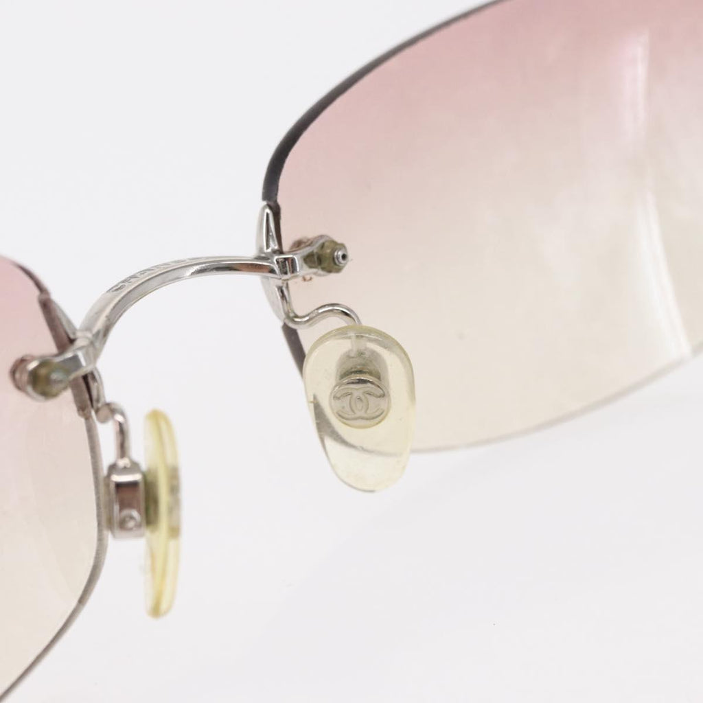 Chanel Pink Rimless Sunglasses
