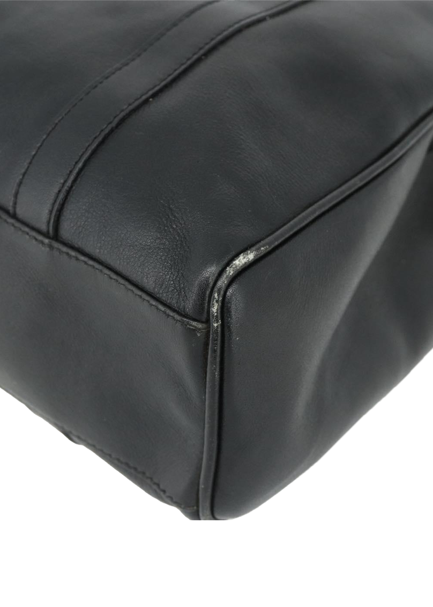 Gucci Black Leather Horsebit Tote