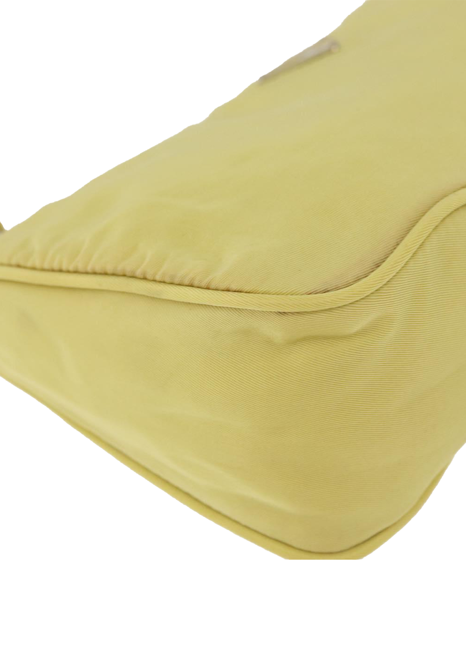 Prada Yellow Nylon Pochette