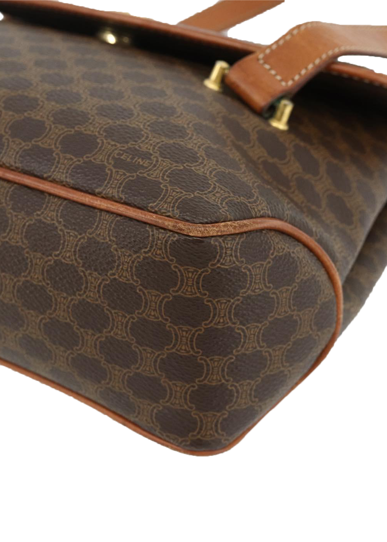 Celine Monogram Brown Shoulder Bag